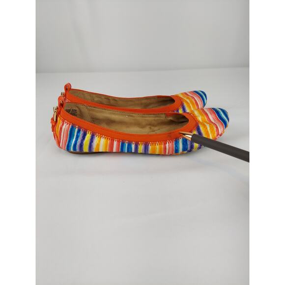 Bandolino Edina Women's Ballet Flat Striped Multi Color Flat 6.5 - Picture 2 of 7